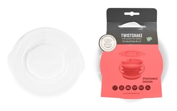TWISTSHAKE Тарелка с отделениями Белый 6м+