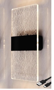 BOBOPAI Lampa ścienna z akumulatorem USB