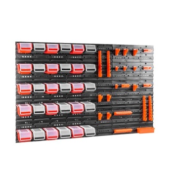Ścianka 120x80cm + 30 kuwet pokrywki organizer