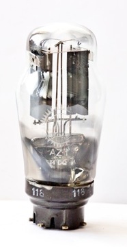 LAMPA VALVO AZ1 TESTOWANA, WYSOKA EMISJA, STARE RADIO, HI FI DIY