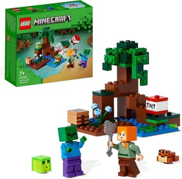 LEGO Minecraft 21240 Przygoda na mokradłach klocki