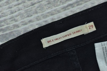 LEVIS Mile High Super Skinny Jeans Damskie W29 L30