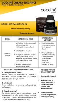 КРЕМ ЭЛЕГАНС крем для обуви черный 50мл Coccine