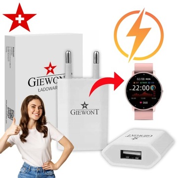 ŁADOWARKA USB SOLIDNA GIEWONT DO SMARTWATCHA