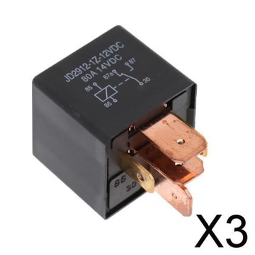 Przekaźnik 3X 12 V 5 Samochody ciężarowe 8 Przekaźnik SPDT 3 szt