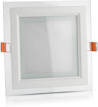 Plafon kwadratowy V-tac 4741 12 x 12 cm biały
