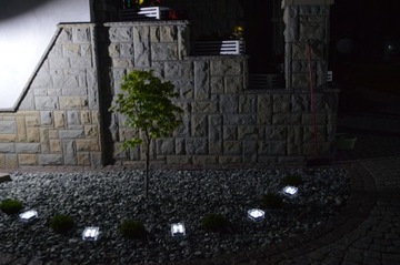 СОЛНЕЧНАЯ БРУСТОЧКА, СТЕКЛЯННЫЙ КАМЕНЬ, LED, 5 ШТ.