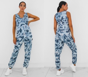 MISSGUIDED MATERNITY SPODNIE DRESOWE TIE DYE (36)