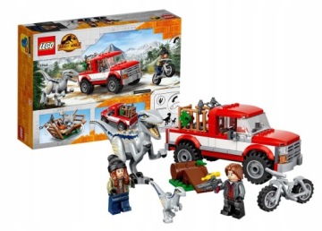 Lego JURRASIC WORLD Велоцираптор в плену