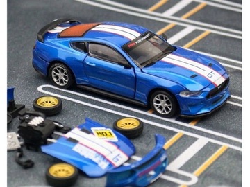 Лицензионный металлический ТЮНИНГ-комплект автомобиля Ford Mustang GT 1:42 ZA5057