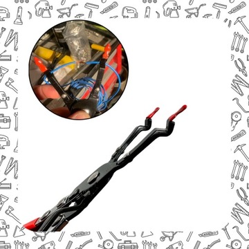 PRAKTYCZNE SZCZYPCE POMOCNICZE - DO LUTOWANIA PRZEWODÓW KABLI UCHWYT 240MM