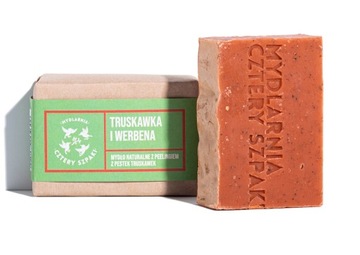 Cztery szpaki mydło TRUSKAWKA i WERBENA