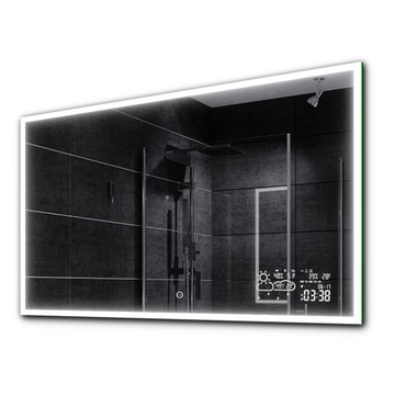 Lustro łazienkowe LED +pogoda +dotyk 170x70 BOSTON