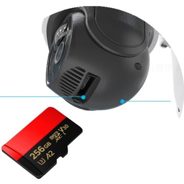 НАРУЖНАЯ КОММУТАЦИОННАЯ IP-КАМЕРА WiFi TUYA Wireless Full HD 4x ZOOM 3 Мпикс.