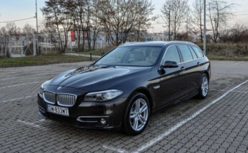 BMW Seria 5 F10-F11 Touring Facelifting 525d 218KM 2014 BMW Seria 5 2,0d (218KM) xDrive Automat Lift Salon PL 1 wlasciciel VAT23