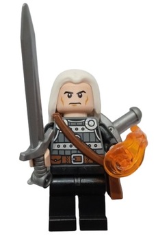 Lego MOC Figurka Wiedźmin Geralt z Rivii NOWY