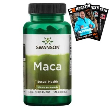 СВАНСОН МАКА 500мг 100 капсул ЭНЕРГИЯ
