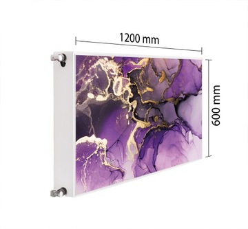 MASKOWNICA OSŁONA GRZEJNIKA 120x60 MARMUR MATA MAGNES