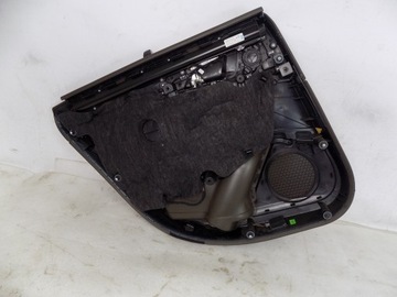 AUDI A6 C7 4G СЕДАН ОБИВКА ДВЕРЕЙ КОРИЧНЕВЫЕ КОЖАНЫЕ ШТОРКИ ЗАДНИЕ