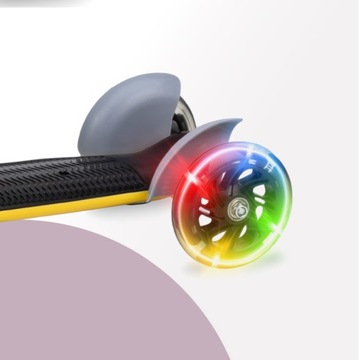 Трёхколесный самокат-балансир 2 в 1 — MoMi ELIOS YELLOW — СВЕТОДИОДНАЯ СВЕТОДИОДНАЯ ПОДСВЕТКА