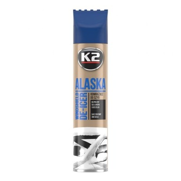 K2 ALASKA ODMRAŻACZ DO SZYB LODU W SPRAYU SPRAY Z MINI SPROBACZKĄ 300ML