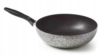Patelnia głęboka wysoka WOK na GAZ 28 cm