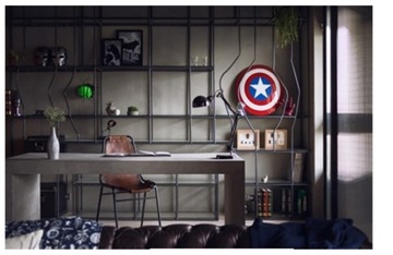 METALOWA TARCZA KAPITAN AMERYKA COSPLEY AVENGE 1:1