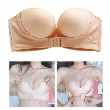 Бюстгальтер-невидимка без бретелек PUSH UP 75F