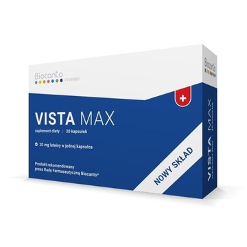 BIOCANTO VISTA MAX 30 kapsułek LUTEINA ZEAKSANTYNA