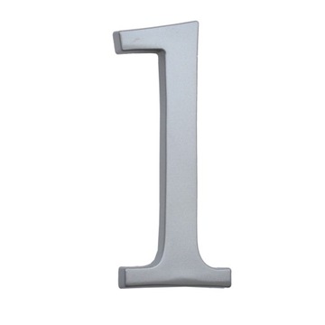 НОМЕР ДОМА, ЦИФРЫ ДЛЯ ДОМА, БУКВЫ серебро сатин 1