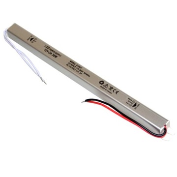 Transformator meblowy Zasilacz Led Super Slim 12V 36W 3A IP20