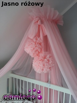 ПОМПОНЫ украшение с помпоном КРОВАТЬ DACHING балдахин из шифона и тюля украшение с бантом