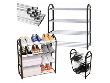 ПОЛКА ДЛЯ ОБУВИ ШКАФ ПОЛКА ДЛЯ ОБУВИ 4-УРОВНЕВАЯ ПОДСТАВКА