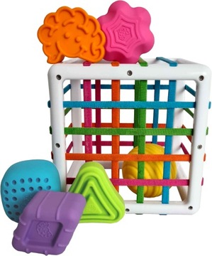 FAT BRAIN TOYS SORTER ELASTYCZNA KOSTKA INNYBIN