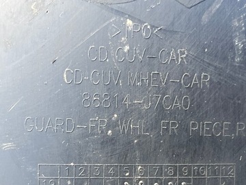 KIA X-CEED III 86814-J7CA0 PODBĚH PRAVÝ PŘEDNÍ
