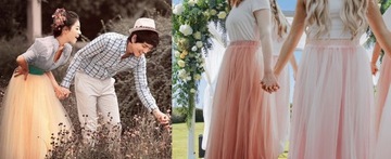 Тюлевая юбка миди, универсальный размер.