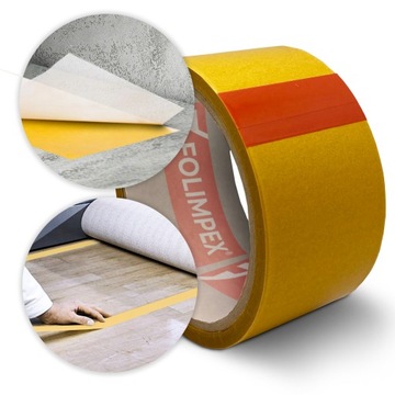 TAŚMA DWUSTRONNA UNIWERSALANA PP MOCNA 48mm/10mb POLECAM DO WYKŁADZIN