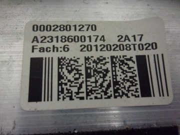 R231 SL 500 WINDSCHOT ВЕТРОЗАЩИТА A2318600174