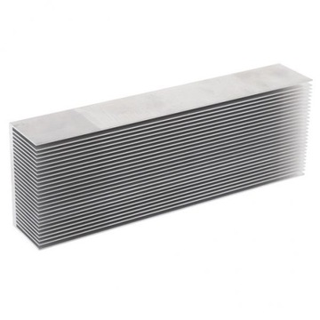 2x aluminiowa płetwa typu zlew do