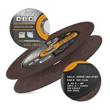 РЕЖНЫЕ ДИСКИ ПО МЕТАЛЛУ 300 INOX НЕРЖАВЕЮЩАЯ СТАЛЬ АЛЮМИНИЕВЫЙ ЛИСТ ЛИСТ STRONG