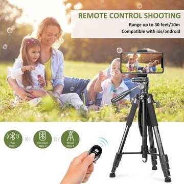 Штатив для фотоаппарата, штатив Sunfoto Camera Tripod 160см, черный