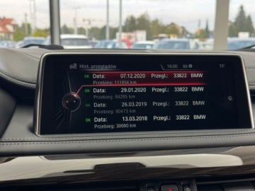 BMW X6 F16 Crossover xDrive 35i 306KM 2016 BMW X6 xDrive35i M pakiet Ambiente Salon Polska gwarancja dostawa, zdjęcie 34