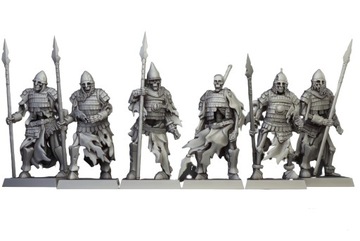 Skeletons with spears