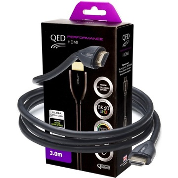 Qed Performance Ultra High Speed HDMI 2.1 - 3.0m