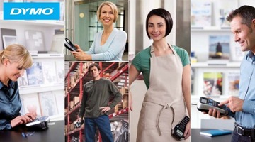 Лента DYMO D1 19мм чёрно-красная s0720870 ORG