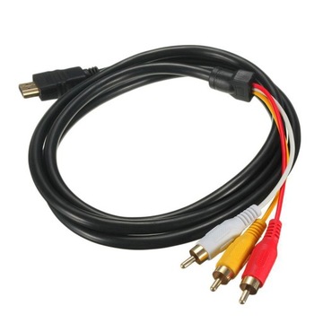 АУДИОКАБЕЛЬ HDMI-3RCA 1,5M