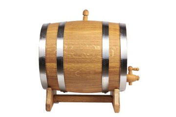 Дубовая бочка 10л для виски, самогона, вина, ликеров (с сертификатом ПЖ)