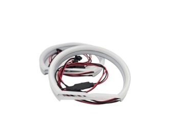 Хлопковые белые светодиодные кольца BMW E36 E38 E39 E46 Белые дневные сильные DRL TOP