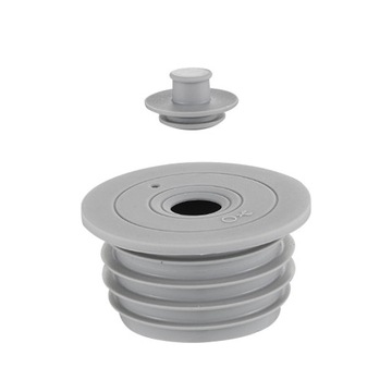 Zatyczki do węży Pierścieniowa uszczelka rury spustowej do odpływów zlewozmywakowych 60-65 mm Szara