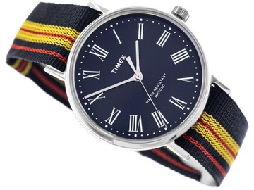 DAMSKI ZEGAREK TIMEX TW2U47300LG NA PASKU INDIGLO